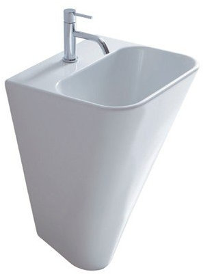Galassia Lavabo sospeso monoforo Meg 11 45x35xh59cm Bianco