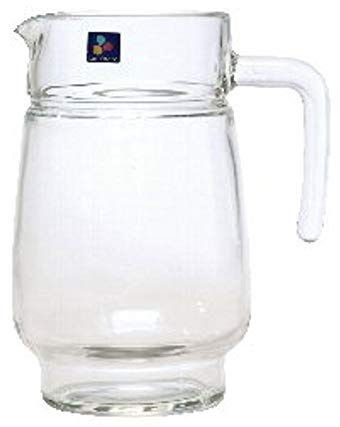 Unbranded Tivoli Clear Glass Jug 1.6 Litre (Pack of 1) 0301020, 31.2 x 13.5 x 10.6 cm