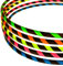 HOOPOMANIA Hula Hoop Reifen für Anfänger [Ø95cm - blau] Hula Hoop Anfänger zum Abnehmen