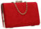 SwankySwans Women's Surrey Clutch Bag, Red