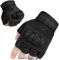 FREE SOLDIER Outdoor Halbfinger Handschuhe Herren Taktische Trainings Motorradhandschuhe Kletter Tactical Handschuhe Gilt für Radfahren Airsoft Militär Paintball (XL, Schwarz)