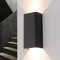 Wandleuchte GU10 Innen, Flur Wandlampe Innen, Graphit, Indirekte Beleuchtung Wand, Up and Down Leuchten Innen, Wandlampe Schlafzimmer, Flurlicht