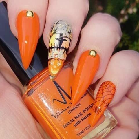 Vivien Kondor Henna Halal Permeable Nail Polish (HA14 Amber)