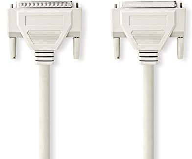 NEDIS RS232 D-SUB Kabel 25 Pin ist Stecker - D-SUB 25 Pi