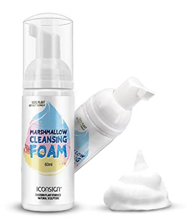 P-Beauty Cosmetic Accessories | Augenbrauen & Wimpernshampoo Cleansing Foam Ideal zum Reinigen der Augenbrauen & Wimpern | Marshmallow Cleansing Foam 60ml | Studio & Eigenanwendung