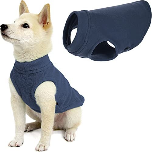 Gooby Hundepullover aus Stretch-Fleece - Warmer Pullover, Hundejacke für Winter, Hundekleidung für Kleine, Große Hunde, Jungen oder Mädchen - Weiche, Super Dehnbare Weste