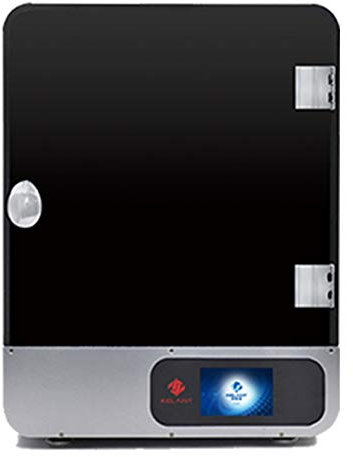 KELANT S400s LCD UV 3D Drucker große Größe mit 3,5-Zoll-Smart-Touchscreen für den Offline-Druck, Metallgehäuse mit 192 x 120 x 200 mm Druckgröße und schwarzem Acryl Deckel