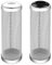 yeemeen Stainless Steel Shrimp Filter Guard, 2 PCS 16mm Intake Strainer for Aquarium Fish Tank, Prevents Fish from being Sucked into the Filter, Black & White