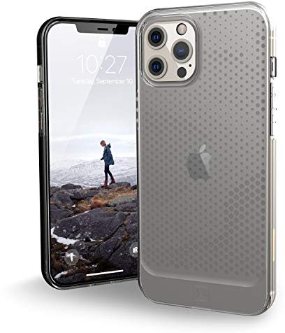 URBAN ARMOR GEAR by UAG iPhone 12 Pro Max 5G - (6.7 inch) Case Lucent Slim Fit Lightweight Stylish Transparent Impact Resistant Protective Phone Cover, Ice