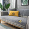 Homeen überzug Sofa,sofabezug ecksofa,Küchen-/Lounge-Sofa-Schutzhülle, 1/2/3/4 Sitzer Bestickte Couchabdeckung, universelle rutschfeste Sofakissenhülle-grau_90 * 210 cm