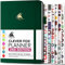 Clever Fox Planner 2. Auflage - Farbenfroher Planer für Wöchentliche und Monatliche Ziele, Zeitmanagement und Produktivität, Dankbarkeits-Tagebuch, Undatiert, A5, Reicht für 1 Jahr - Waldgrün