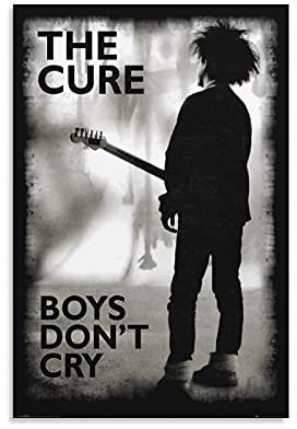 GNKIO Music Boys Dont Cry The Cure Leinwand Kunst Poster und Wand Kunst Bild Druck Moderne Familie Schlafzimmer Dekor Poster 12x18inch(30x45cm)