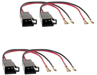 Audioproject A202-20 - 4 Stück Autoradio Adapter Auto Lautsprecher Adapter Set kompatibel für VW Golf Opel Astra H Opel Corsa D Dacia Duster Fiat Ducato Fiat 500 Renault Ford Skoda DIN für Auto Boxen