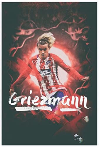 BLIJR Puzzle für 500 Teile Fußballstar Antoine Griezmann Aports (24) Holz Puzzlespiel Erwachsenen und Kinder puzzle Poster 500 Piece 20.4x15inch(52x38cm) Kein Rahmen