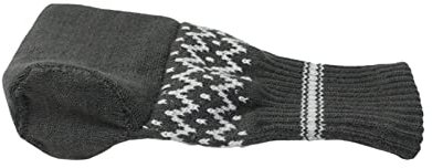 Lecerrot Gestrickte Handschuhe, Weiche Winter Warme Strickhandschuhe, Gestreifte Bierflasche Abdeckung Hülse, Stretch Vollfinger Handschuhe Armstulpen Winter Warm Gestrickte Zubehör Geeignet Zum