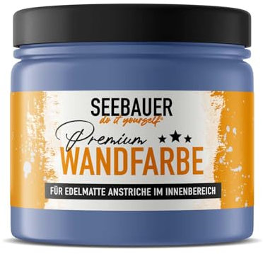 SEEBAUER diy Peinture murale violet pour intérieur (No. 907 Magic Lavender 300 ml) Tons violet haute opacité