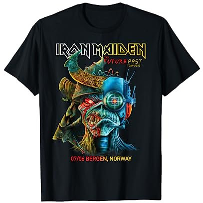 Iron Maiden - Future Past Tour Bergen T-Shirt