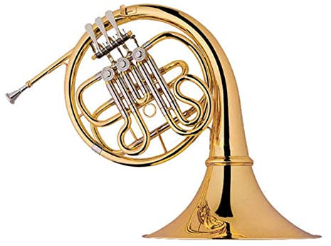 Horns Goldlack Ton Bb 3 Schlüssel Single Französisch Horn Blasinstrument
