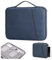 TiMOVO 9-11 Funda de Tableta para iPad 11 Pulgadas A16 2025, iPad 10ª Gen. 10.9/ 10.2, iPad Air 11/Air 5ª/4ª Gen. 10.9, Galaxy Tab A9+/A9 Plus 11, Bolsa Protectora con Bolsillos, Negro Azul