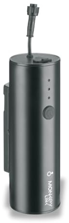 MonkeyLink Battery Pack Connect (10.000 mAh Powerbank für Fahrradzubehör, für ML-Connect-Beleuchtung, inklusive ML-Adapter und USB-C Anschluss)