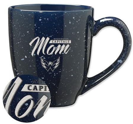 Rico Industries NHL Hockey Dallas Stars Mom Kaffeetasse aus Keramik, 473 ml, Lasergravur, gesprenkelt