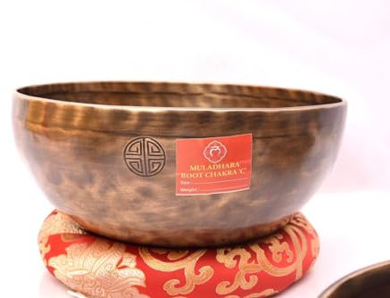 10 Root Chakra C Note Tune Singing Bowl-Authentic Full Moon Night Singing Bowl
