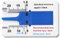 4 Stück Profiltiefenmesser Für Reifen, 0-20 Mm Tiefenmesser Reifen Messbereich Profilmesser Reifen Tragbar Tiefenmessschieber Profiltiefen-Messgerät, Profile Depth Gauge Tread Depth Gauge Motorrad