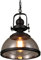 UIOPPOI Lustre en Verre Industriel, Suspension en métal Noir Edison, plafonnier Vintage pour Cuisine, îlot, Chambre à Coucher, Salle à Manger, Hall d'entrée, Salon, Suspension E27