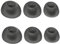 3 Paar | Ersatz Ohrstöpsel Silikon für In-Ear Kopfhörer kompatibel mit JBL Vibe Buds, Live Pro TWS 2, Live Free 2, Tour Pro 2 Kopfhörern | Geräuschisolierung | S/M/L 3 Verschiedene Größen