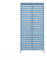 Panneau de clôture en bois pour jardin et balcon Bleu 60 x 120 cm