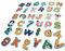 Garneck 1 Satz Badezimmerkompetenz Für Interessantes Badespielzeug Badewanne Aufkleber ABC Buchstaben Pädagogisches Alphabet- Zahlenspielzeug Schaum