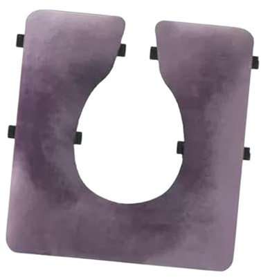 MagiDeal Commode Seat Cushion Padded with Fixing Straps Commode Chair Cushion Toilet Pad for Disabled Handicapped Shower Chair, V Shape