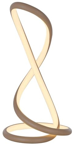 Paul Neuhaus LED-Tischlampe - H 42 cm - Sandfarben - Aluminium - dimmbar