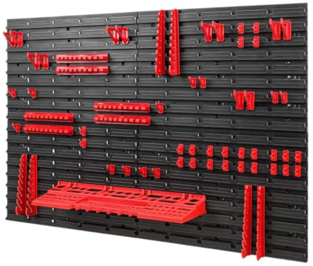 SiaBiced Organizzatore da Parete Porta Attrezzi Porta Accessori Porta Bin Porta Componenti Realizzato in Pp Struttura Robusta Ordinato Adatto per