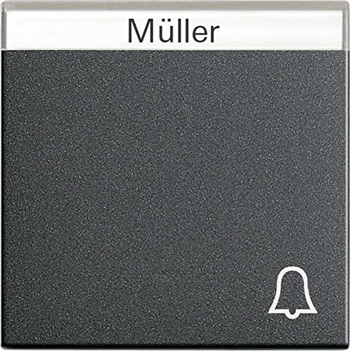 Gira 067328 Wippe Symbol Klingel Beschriftungsfeld System 55, anthrazit