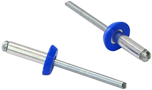 Connect 31553 Blue Nylon Collar Rivet 4.8 x 16mm 100pc