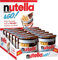 Nutella & Go - Snack Monoporzione con Croccanti Grissini e Nutella, Senza Conservanti e Grassi Idrogenati, Merenda ideale per le Pause Quotidiane, 12 Confezioni da 48 gr