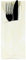 PAPSTAR 520 Bestecktaschen 20 x 8,5 cm Creme inkl. 1 Serviette (85206)