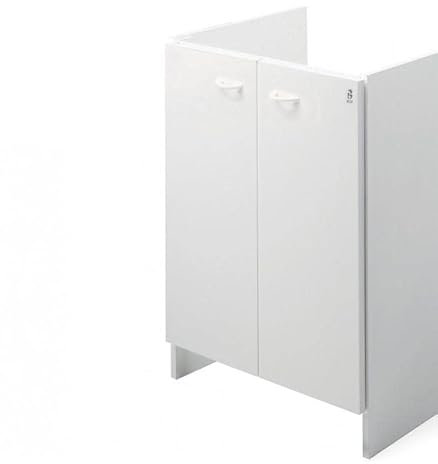 Ideal Stand Dolomite Mm GDO STP75PRIMAL Mobile per Lavatoio Lago con ASSE, Bianco