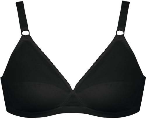Nur Die Komfort BH bügelloser Softcup-BH Bra weich bequem mit Spitze Kreuzschnitt-Technologie für starken Halt Damen