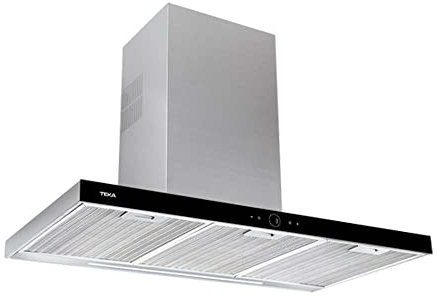 Teka DLH 1186 T - Campana Decorativa de 110 cm, Touch Control, Motor Doble Turbina EcoPower, 3 Velocidades + Intensiva, Barra de Iluminación LED, Color Acero Inoxidable