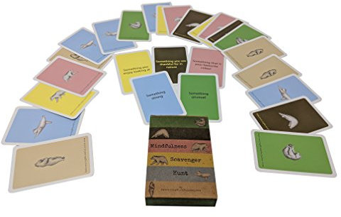 Embracing Mindfulness Achtsamkeit Schnitzeljagd für Kinder – Outdoor-Spiel, um Kinder aufregend zu Werden und die Natur zu schätzen wissen.