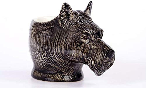 Quail Ceramics Scottie visage Coquetier