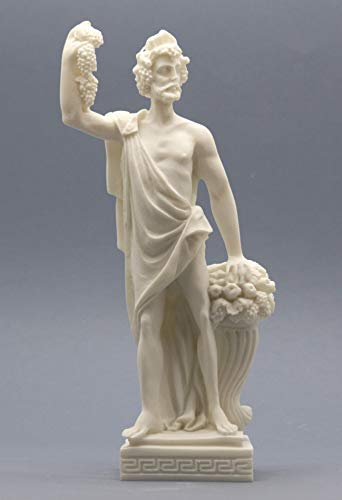 Skulptur Griechischer Römischer Gott des Weins und Theaters, Dionysus Bacchus, 25 cm