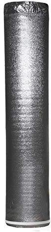 AMERIQUE AMSLV3MM1R - Imbottitura per pavimento 3 in 1, spessore 3 mm, super silenziosa, con nastro adesivo e barriera al vapore, 3 in 1, resistente (1 rotolo, 200 m²), piedi quadrati