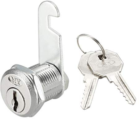 uxcell Cam Lock 20mm Cylinder Length 48mm Long Cam Nut-on Type Keyed Alike