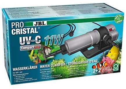JBL ProCristal UV-C Compact Plus Wasseraufbereitung für Aquarien, 11 W