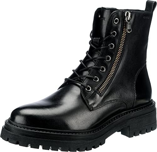Geox D Iridea F, Stivaletti Donna, Nero 043, 40 EU