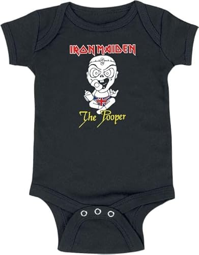 Iron Maiden Kids - The Pooper Unisex Body schwarz