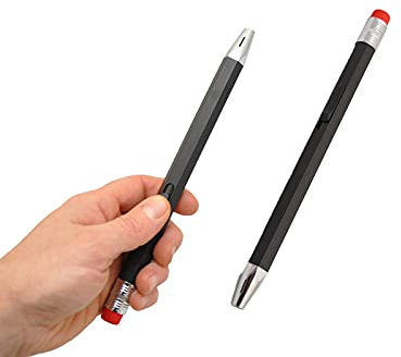 jameitop® 2 Stück XL Feuerzeug Bleistift/Stift Form - nachfüllbar 23 cm Stabfeuerzeug XXL elektrisch